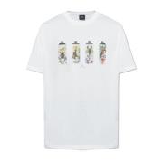 T-shirt met print PS By Paul Smith , White , Heren