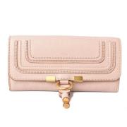 Pre-owned Leather wallets Chloé Pre-owned , Pink , Dames