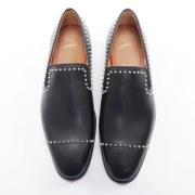 Pre-owned Leather flats Christian Louboutin Pre-owned , Black , Heren