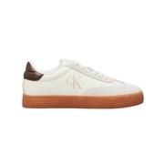 Klassieke Sneakers, Elegant en Comfortabel Calvin Klein , Beige , Here...