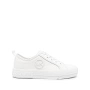 Witte Veterschoenen Trainers Casual Platte Michael Kors , White , Dame...