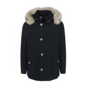 Blauwe Arctic Jas voor Mannen Woolrich , Black , Heren