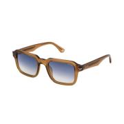 Champ 10 Zonnebril met Blauwe Lenzen Police , Brown , Unisex