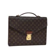 Pre-owned Canvas louis-vuitton-bags Louis Vuitton Vintage , Brown , Da...