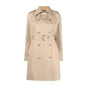 Knie-lange trenchcoat Michael Kors , Beige , Dames