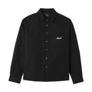 Casual Zwarte Overshirt Jas Axel Arigato , Black , Heren