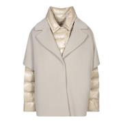 Beige Donsjas Elegante Stijl Herno , Beige , Dames