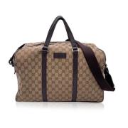 Pre-owned Canvas gucci-bags Gucci Vintage , Beige , Dames