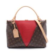 Pre-owned Canvas handbags Louis Vuitton Vintage , Red , Dames