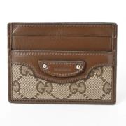 Pre-owned Canvas wallets Gucci Vintage , Brown , Dames