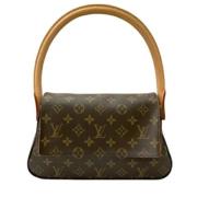 Pre-owned Fabric shoulder-bags Louis Vuitton Vintage , Brown , Dames