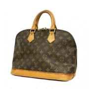 Pre-owned Fabric handbags Louis Vuitton Vintage , Brown , Dames