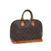 Pre-owned Canvas louis-vuitton-bags Louis Vuitton Vintage , Brown , Da...