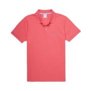 Slim-fit Short Sleeves Pique Polo Shirt Brooks Brothers , Pink , Heren