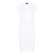 Casual Midi Jurk in Wit Lorena Antoniazzi , White , Dames