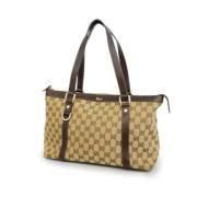 Pre-owned Canvas gucci-bags Gucci Vintage , Brown , Dames