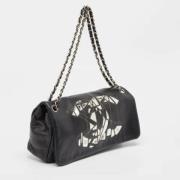 Pre-owned Leather chanel-bags Chanel Vintage , Black , Dames