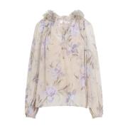 Elegante Nude & Neutrals Shirt Zimmermann , Beige , Dames