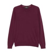 Kasjmier Crew Neck Sweater Rood Hugo Boss , Red , Heren