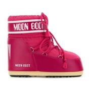 Fuchsia Icon Low Ankle Boots Moon Boot , Pink , Dames