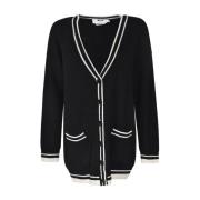 Zwarte Maglia Shirt Msgm , Black , Dames