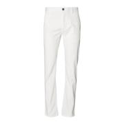 Slim Chino Broek voor Mannen Hugo Boss , White , Heren