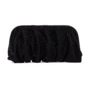 Kristal Mesh Clutch met Magnetische Sluiting Benedetta Bruzziches , Bl...