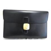 Pre-owned Leather handbags Dunhill Pre-owned , Black , Dames