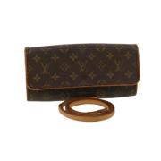 Pre-owned Canvas louis-vuitton-bags Louis Vuitton Vintage , Brown , Da...