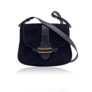 Pre-owned Suede gucci-bags Gucci Vintage , Black , Dames