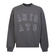 Grijze Legend Logo Sweatshirt Axel Arigato , Gray , Heren