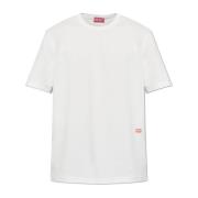 T-shirt T-Adjust-Slits-R13 Diesel , White , Heren