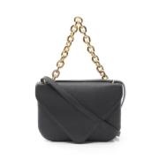 Pre-owned Leather handbags Bottega Veneta Vintage , Black , Dames