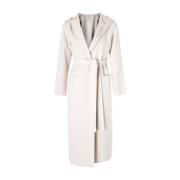 Fabio Ecru Jas Max Mara , Beige , Dames