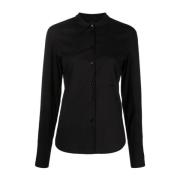 Elegante Zwarte Overhemd met Lange Mouwen Pinko , Black , Dames