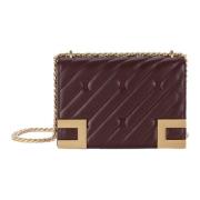 Gewatteerde Medium Synthetisch Leren Handtas Elisabetta Franchi , Red ...