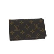 Pre-owned Canvas wallets Louis Vuitton Vintage , Brown , Dames