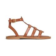 Stijlvolle Sandalen voor Zomeroutfits Celine , Brown , Dames