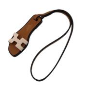 Pre-owned Leather key-holders Hermès Vintage , Brown , Unisex