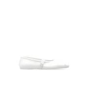 Leren balletflats Marni , White , Dames