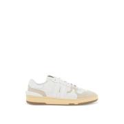 Mesh Sneakers met Color Block Design Lanvin , White , Heren