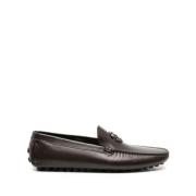 Leren Loafers Roberto Cavalli , Brown , Heren