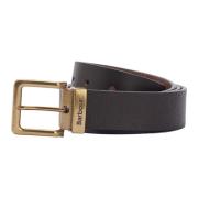 Leren riem met stijl Mac0208 Barbour , Brown , Heren