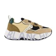 Club Dames Sneakers Zwart Voile Blanche , Beige , Dames