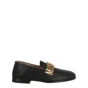 Platte stoffen espadrilles Moschino , Black , Dames