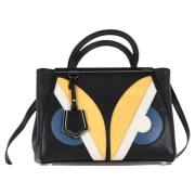 Pre-owned Leather handbags Fendi Vintage , Black , Dames