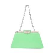 Pre-owned Leather fendi-bags Fendi Vintage , Green , Dames