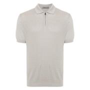 Casual Beige Polo Shirt Cotton Corneliani , Beige , Heren