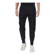 Cargo Zwarte Broek Hugo Boss , Black , Heren