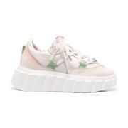 Multicolor Wedges Trainers Schoenen AGL , White , Dames